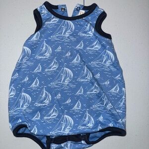 Patton Play Bubble - St Simons Sailboat/navy - 0-3M